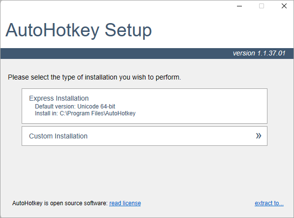 AutoHotkey Setup1